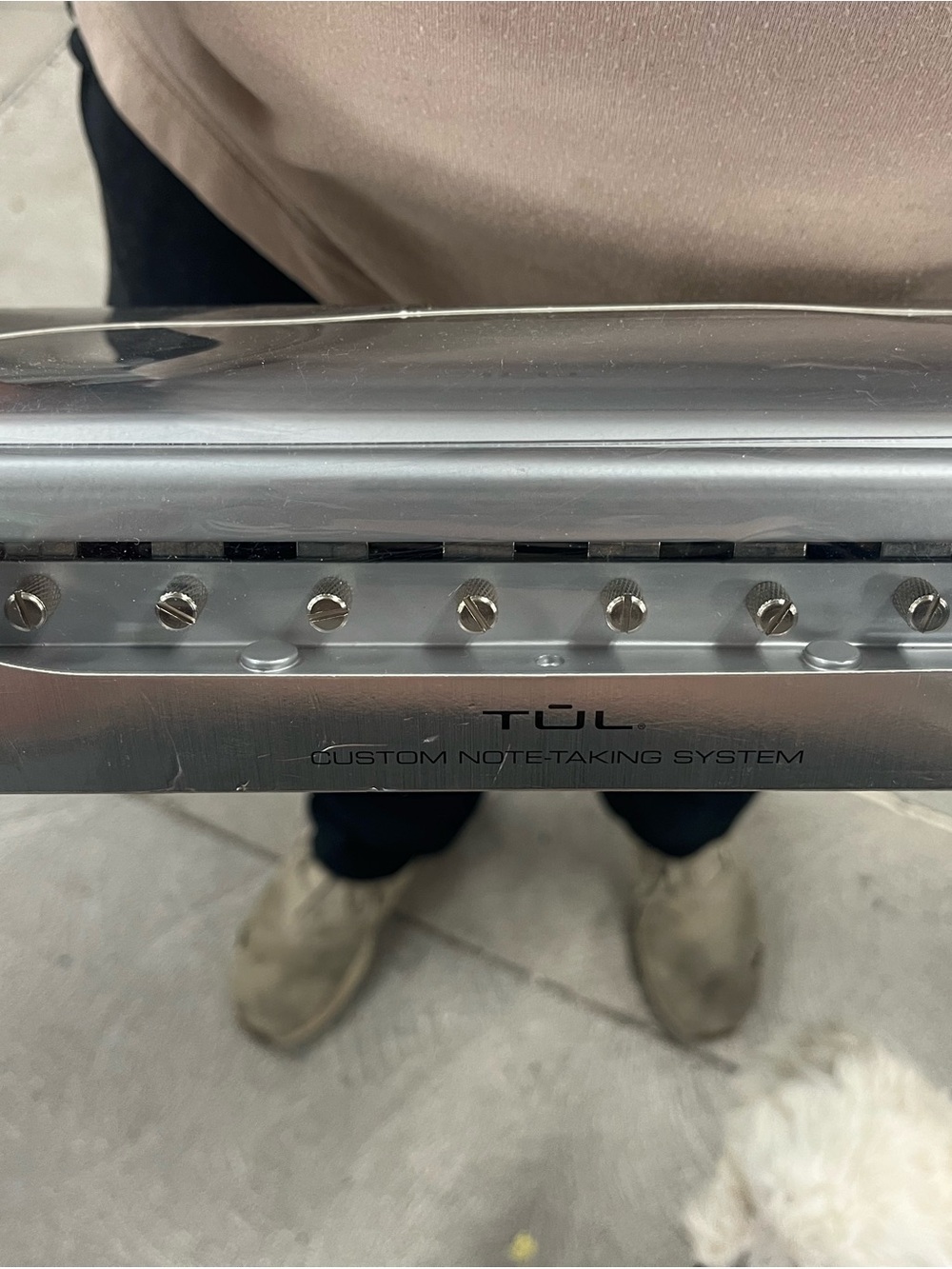 Custom Note-Taking System Car Audio Accessory - Silver